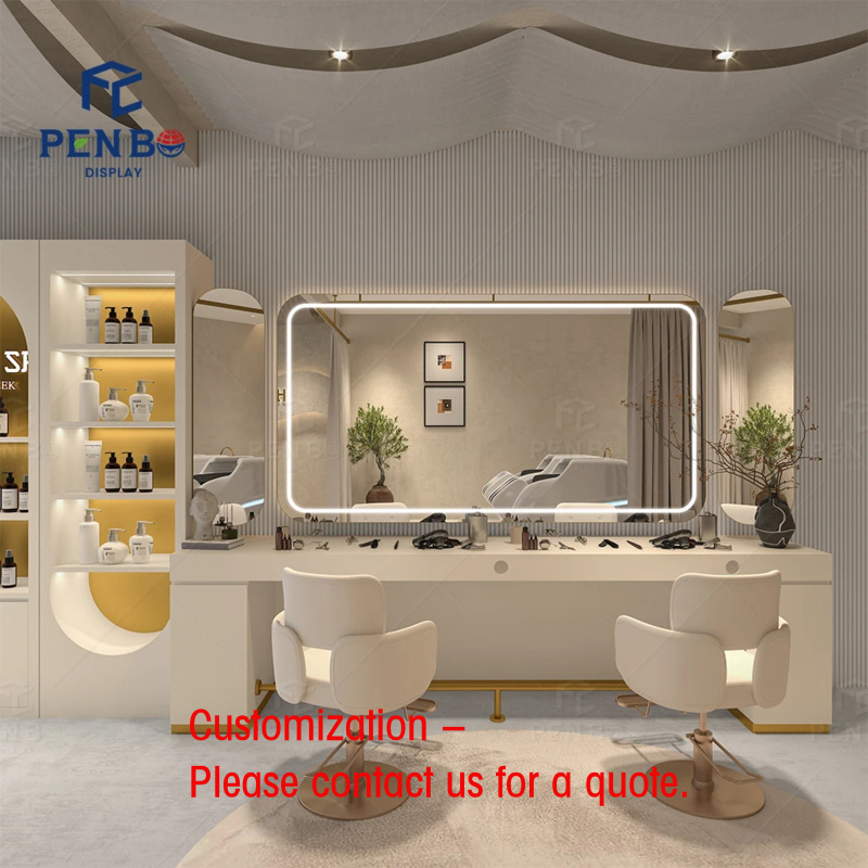 Interior Design Nail Salon - custom.Luxury Beauty Salon Decoration Custom Hair