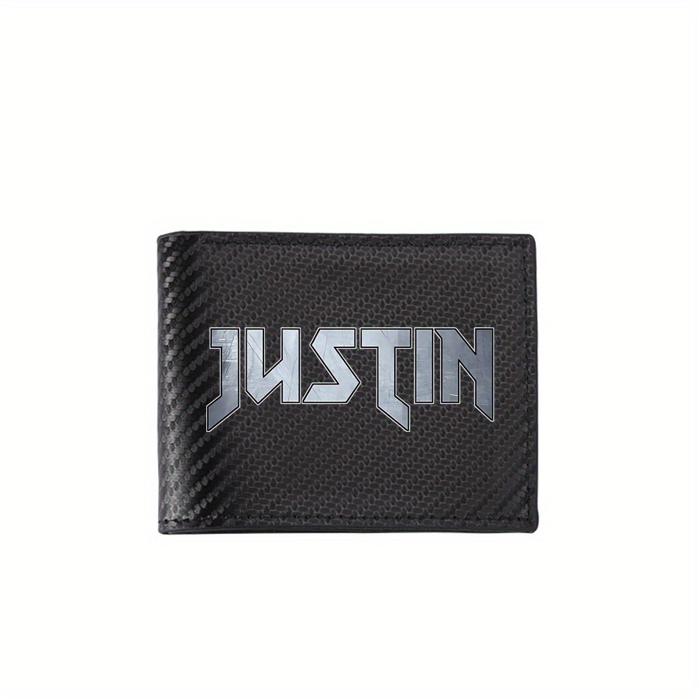 Interior Design Names Styles - Metal styled name Justin logo text