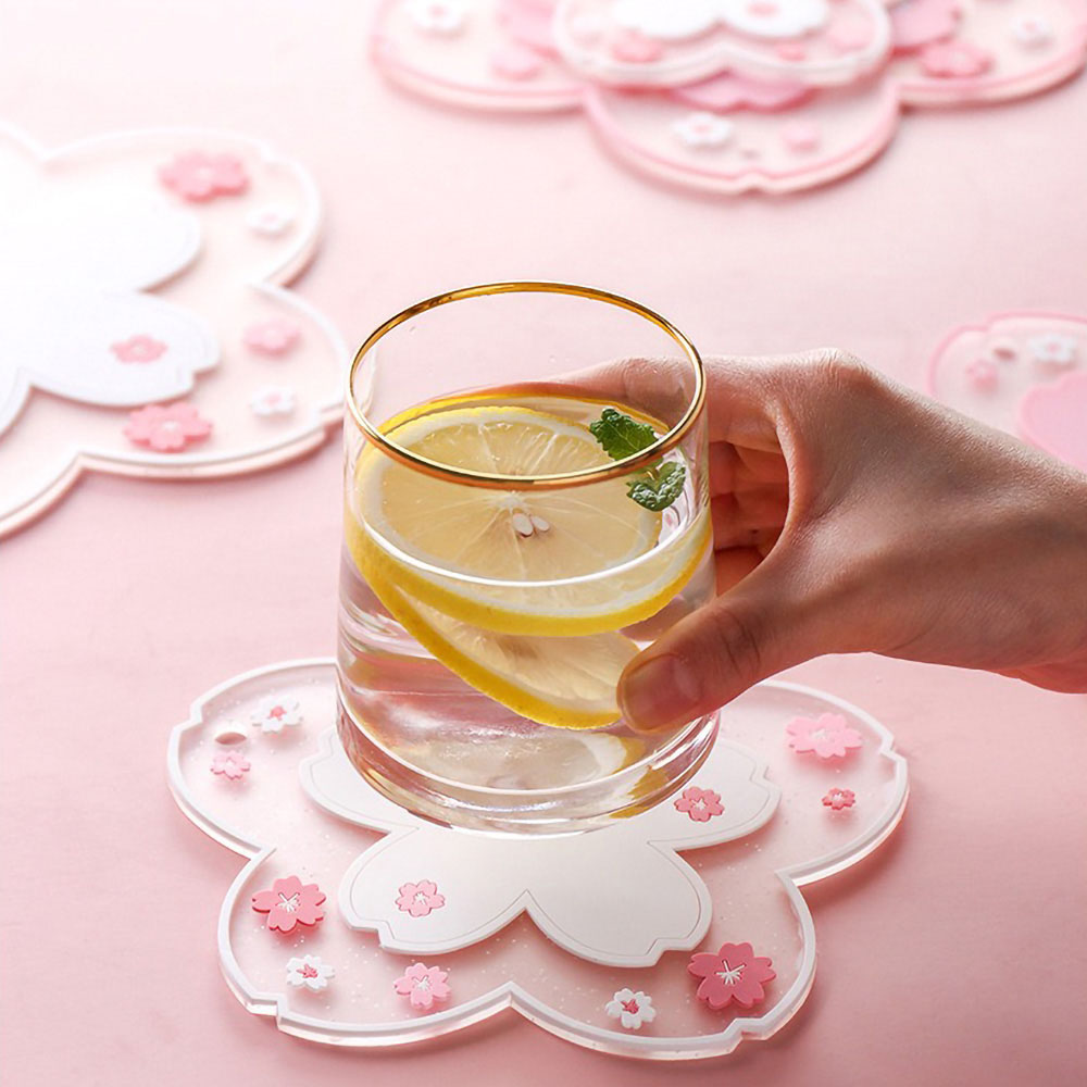 Interior Design Kitchen - Cherry Blossom Heat Insulation Pad Dining