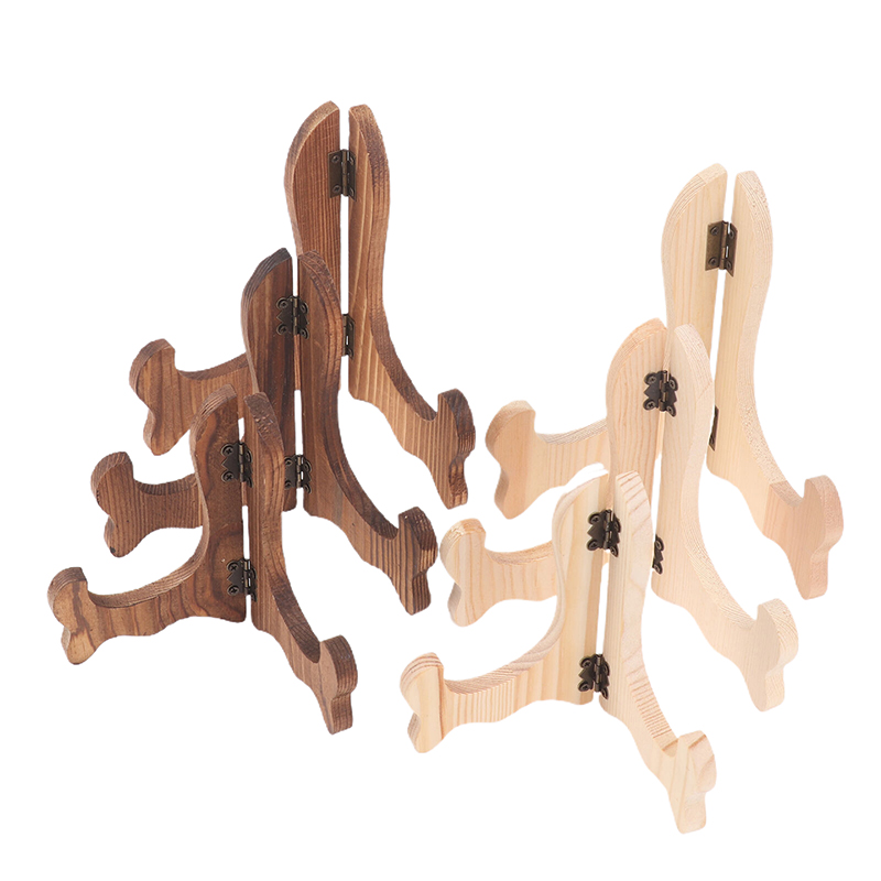 Interior Design Kitchen - 1PCS Foldable Decorative Rack Retro Wood