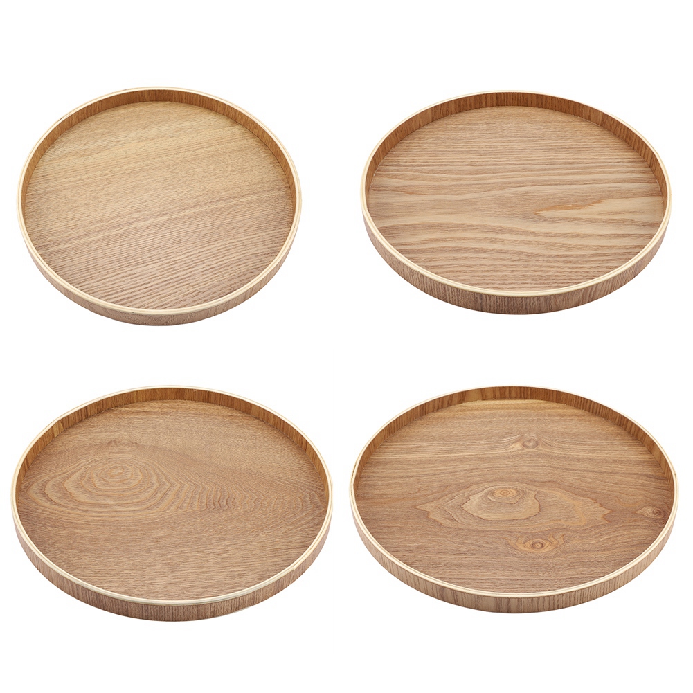 Interior Design Kitchen - Wooden Serving Tray Tea Plate Fruits