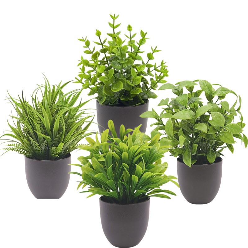 Interior Design Home Decor - Simulation Green Plant Bonsai Cross-Border Office