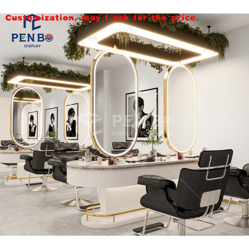 Interior Design Nail Salon - custom.Penbo Luxury Barber Hair and Nail
