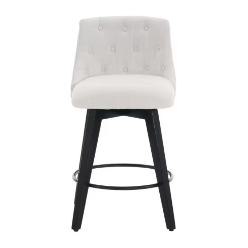 Interior Design Kitchen And Living Room - Modern style fabric bar stool black