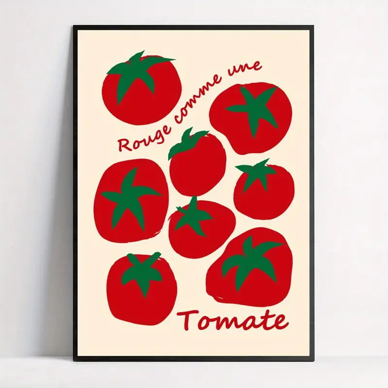Modern Colorful Red Tomatoes W - Interior Design Room 评论和价格