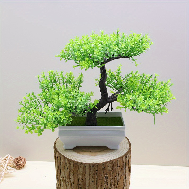 1pc Simulated Floral Green Pla - Interior Design Home Decor 评论和价格