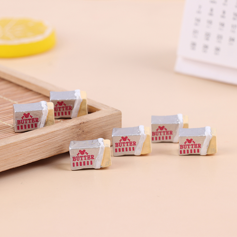 6Pcs Mini Butter Bread Model D - Interior Design Kitchen 评论和价格