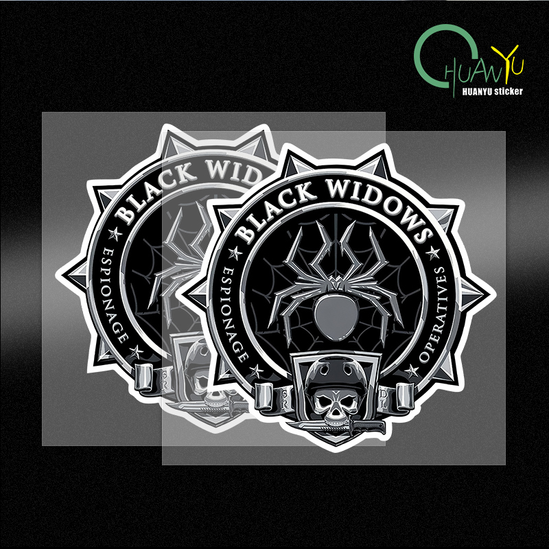 Black Widows Wallstickers Skul - Interior Design Home Decor 评论和价格