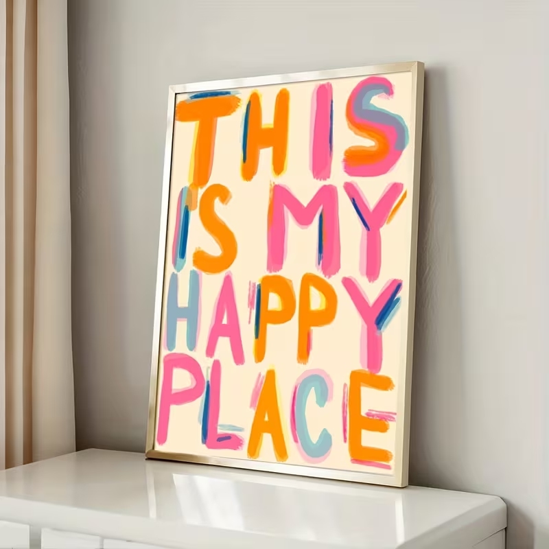 Modern This Is My Happy Place  - Interior Design Room 评论和价格