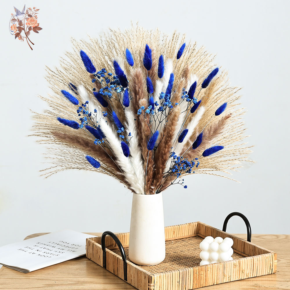 70 Stem Blue Fluffly Rabbit Ta - Interior Design Home Decor 评论和价格