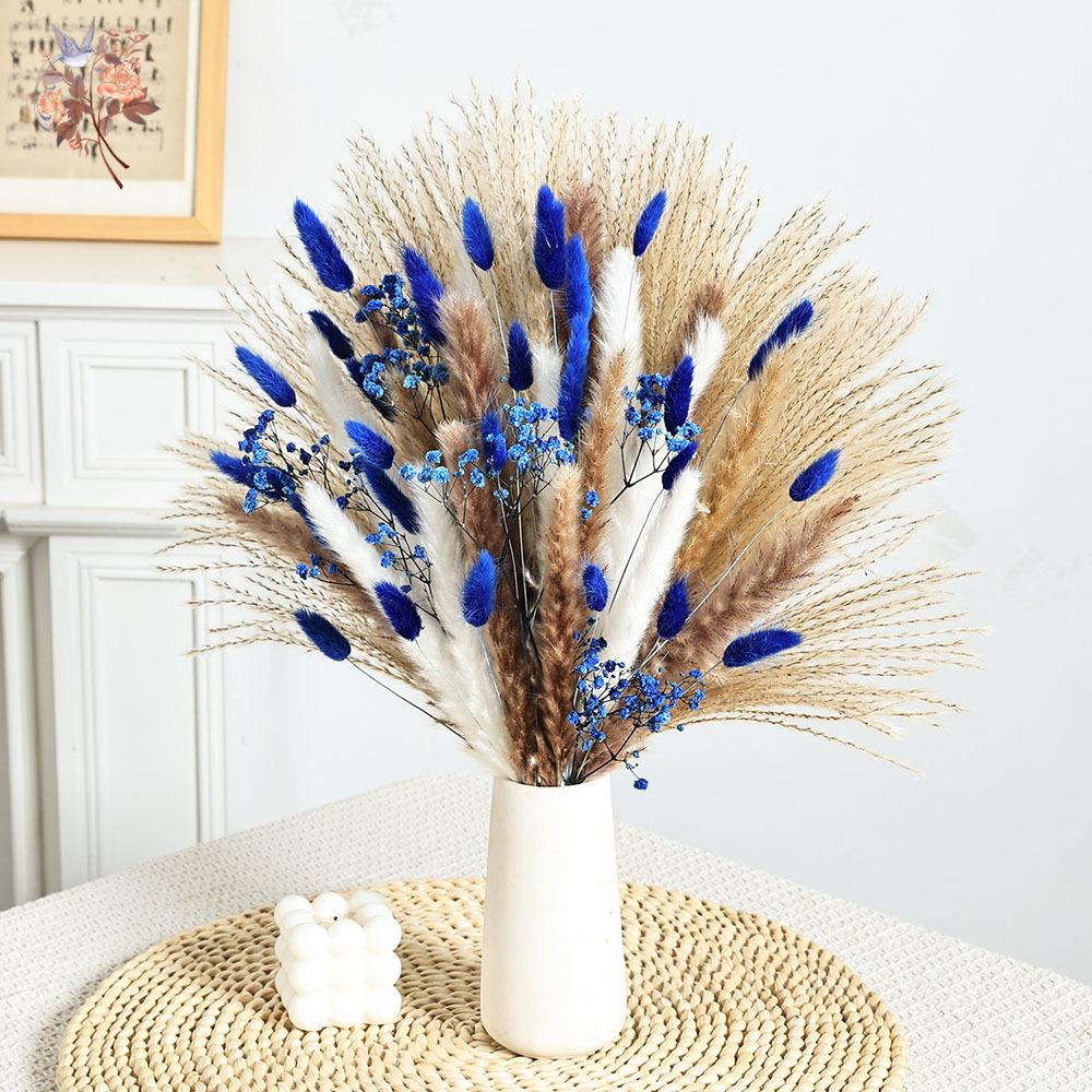 70 Stem Blue Fluffly Rabbit Ta - Interior Design Home Decor 评论和价格