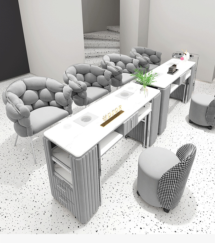 Interior Design Manicure Table - Interior Design Nail Salon 评论和价格