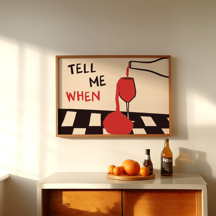 Vintage Tell Me When Drink Can - Interior Design Kitchen 评论和价格