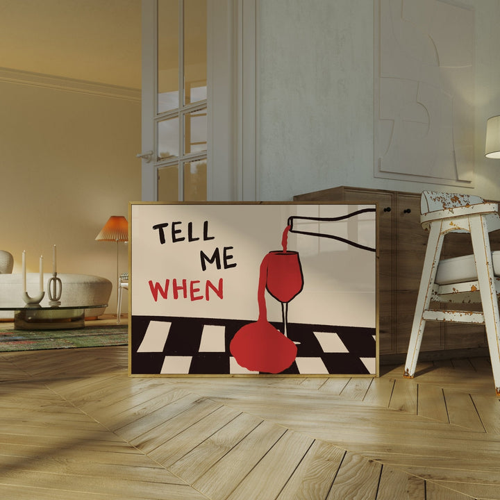 Vintage Tell Me When Drink Can - Interior Design Kitchen 评论和价格