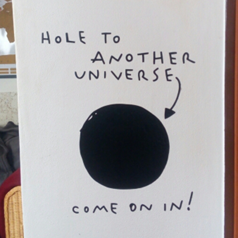 Hole to Another Universe Funny - Interior Design Magazine 评论和价格