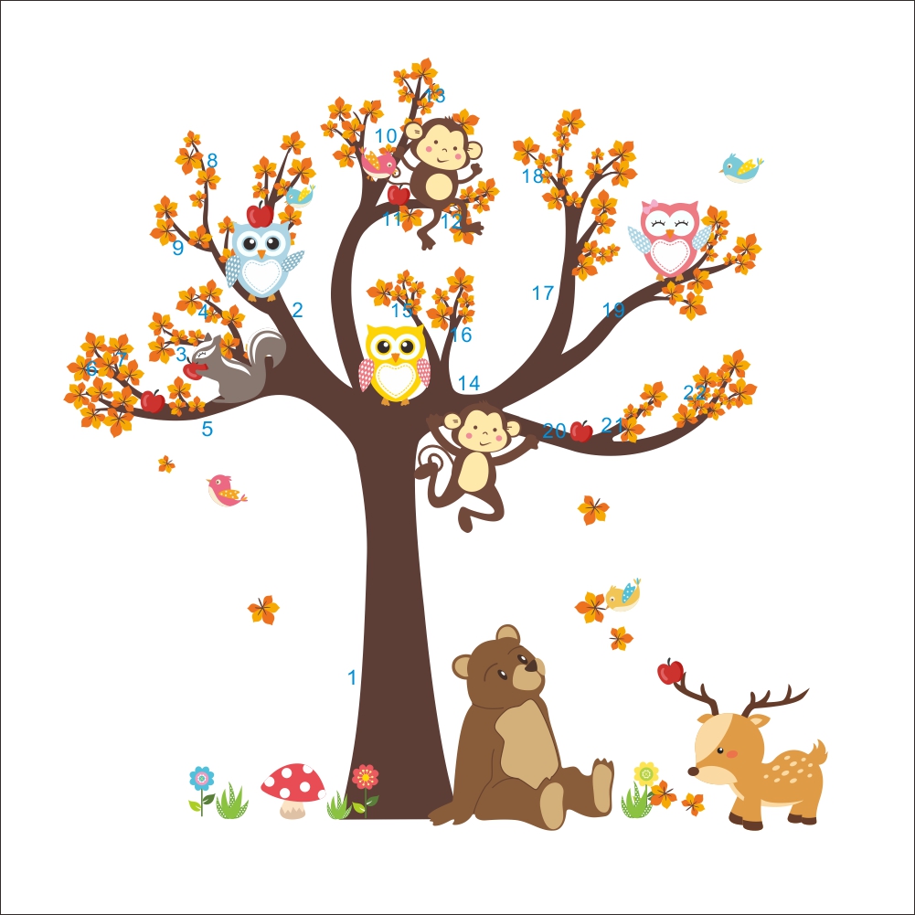 Owl Monkey Animals  Tree Carto - Interior Design Magazine 评论和价格
