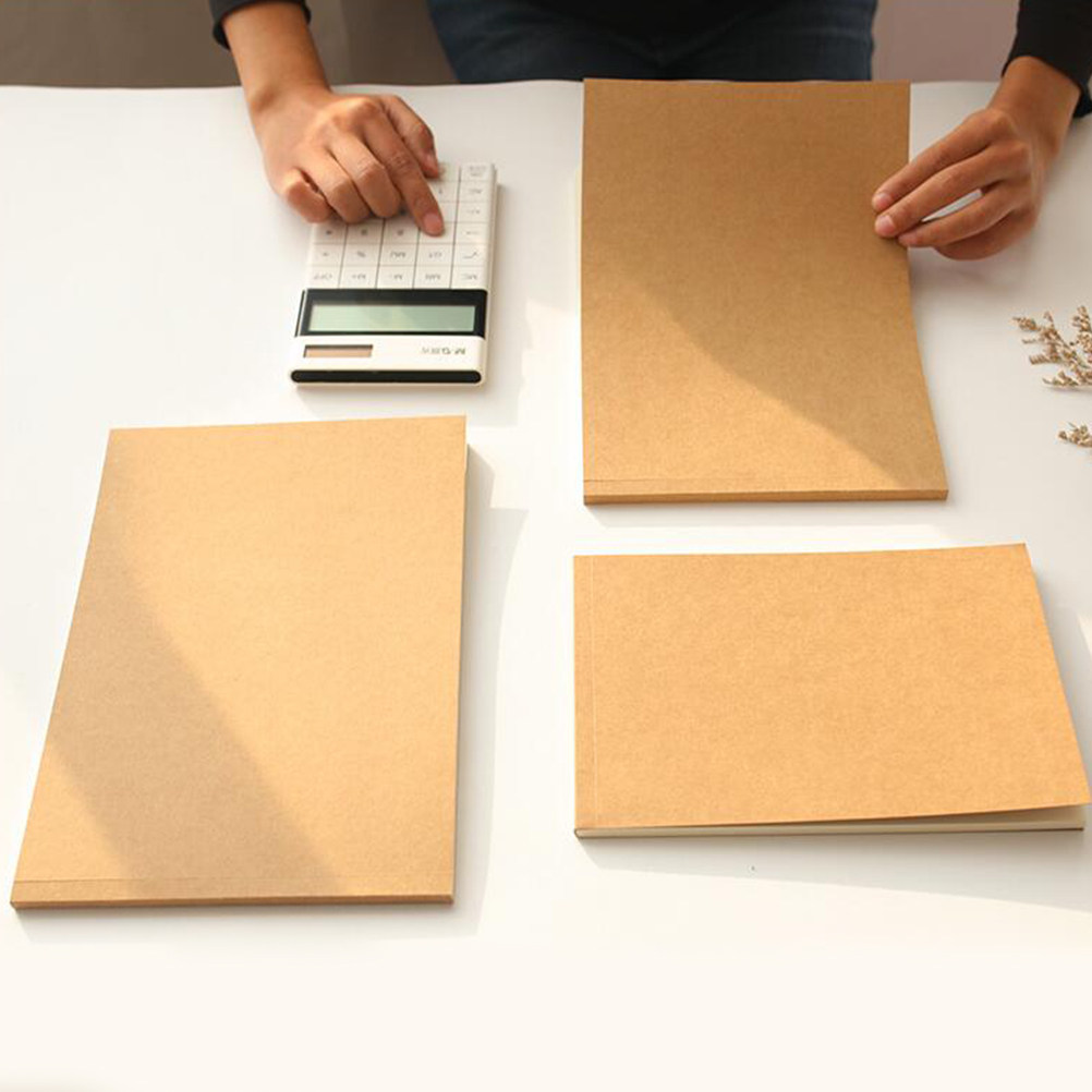 Kraft Paper Notebook Blank Int - Interior Design Journal 评论和价格