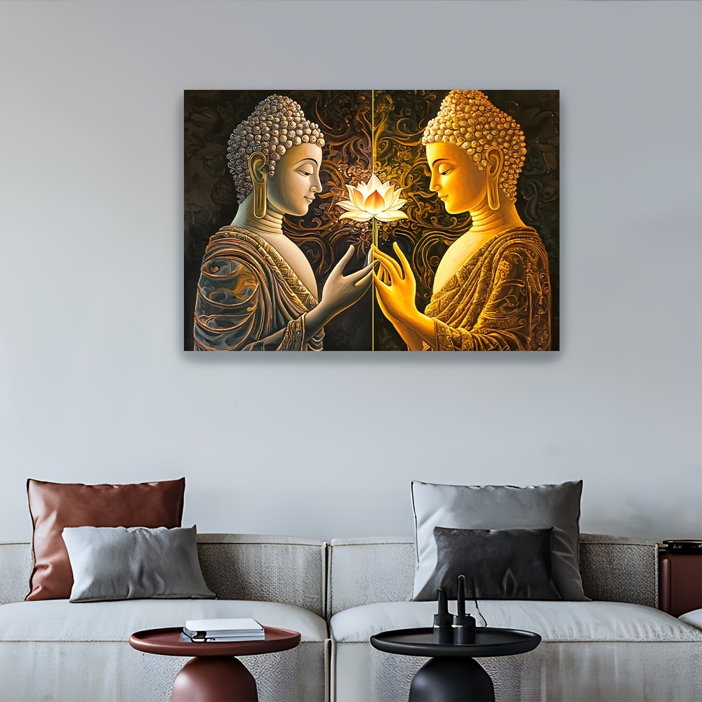 Buddha Lotus Wall Tapestry Spi - Interior Design Zen Style 评论和价格