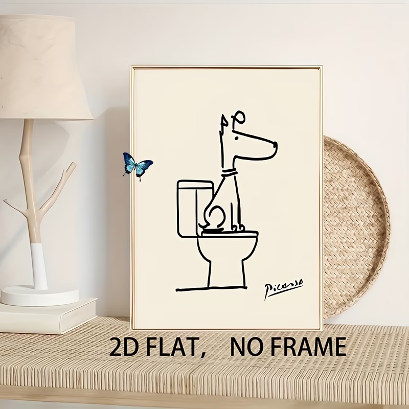 Modern,Retro Fun Dog Toilet Pi - Interior Design Room 评论和价格