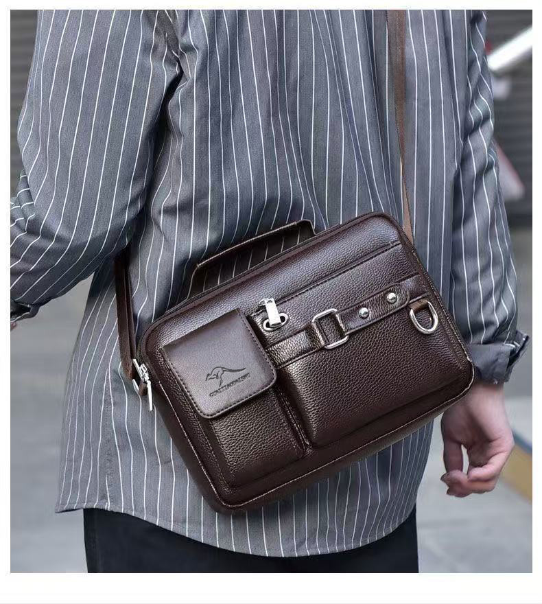 Men's Retro Messenger Bag with - Interior Design Journal 评论和价格