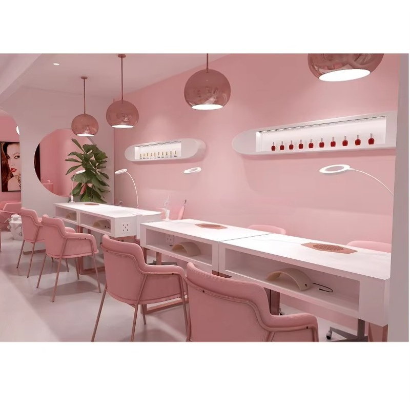Custom Modern Commercial Furni - Interior Design Nail Salon 评论和价格