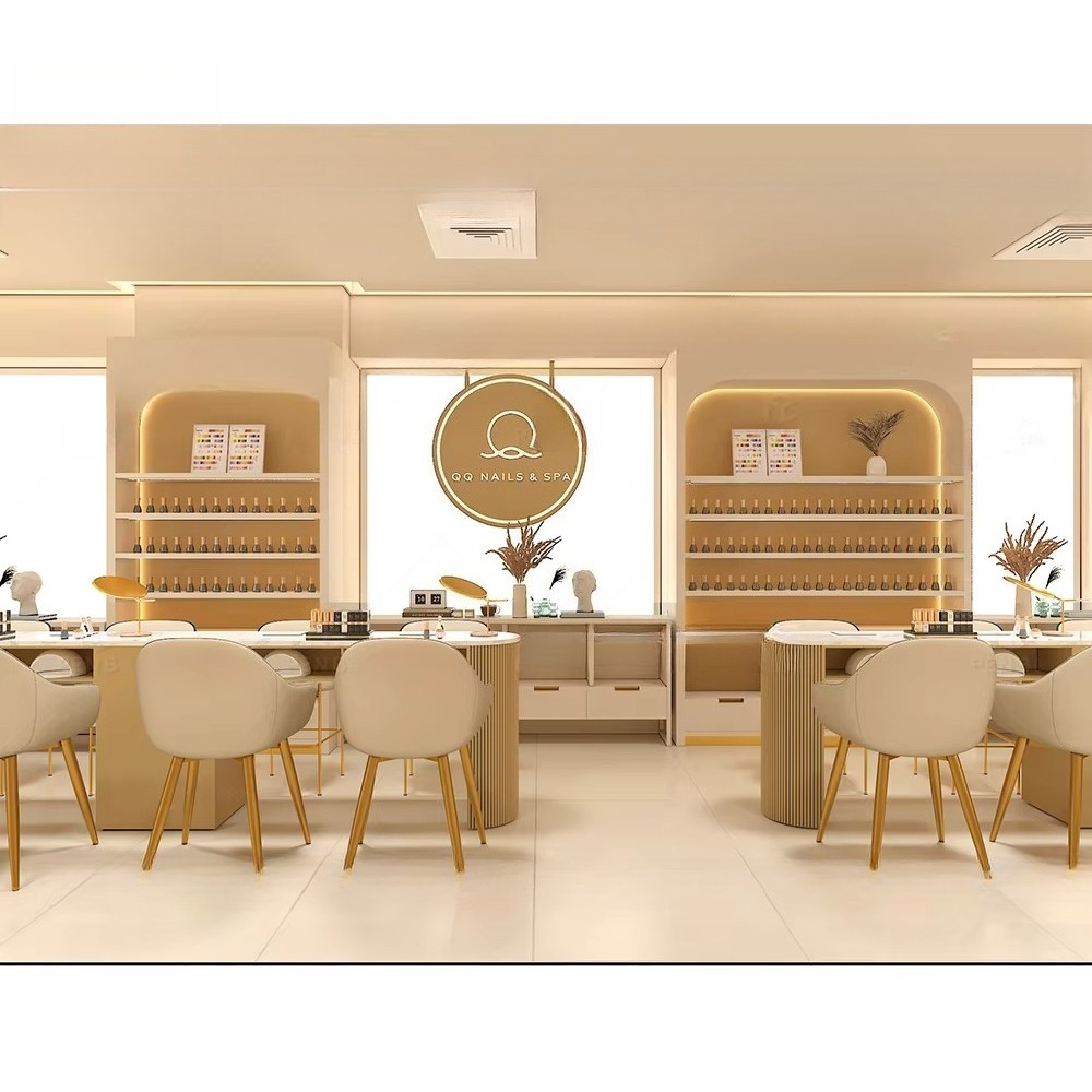One-Stop Nail Art Spa Salon De - Interior Design Nail Salon 评论和价格