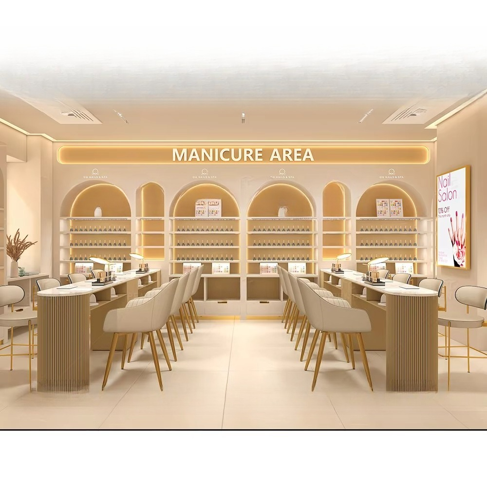 One-Stop Nail Art Spa Salon De - Interior Design Nail Salon 评论和价格