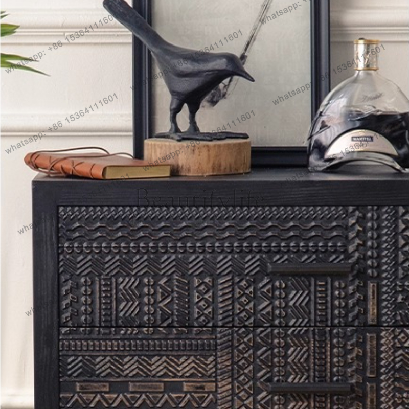 Nordic vintage Kitchen Cabinet - Interior Design Kitchen And Living Room 评论和价格