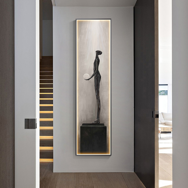 Modern Character Modeling Abst - Interior Design Kitchen And Living Room 评论和价格