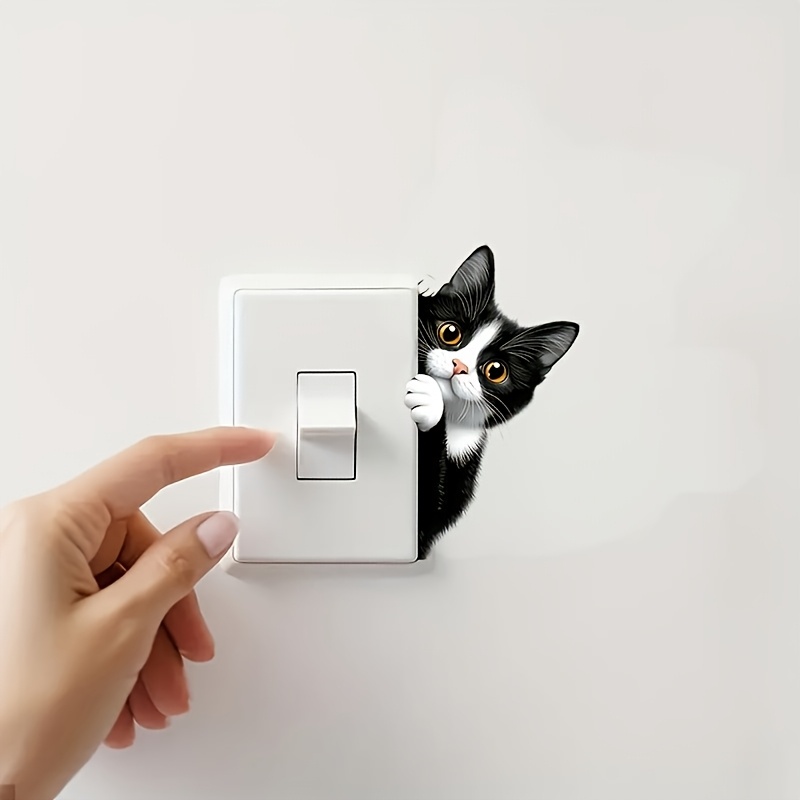 Very Cute Black Cat Switch Sti - Interior Design Home Decor 评论和价格