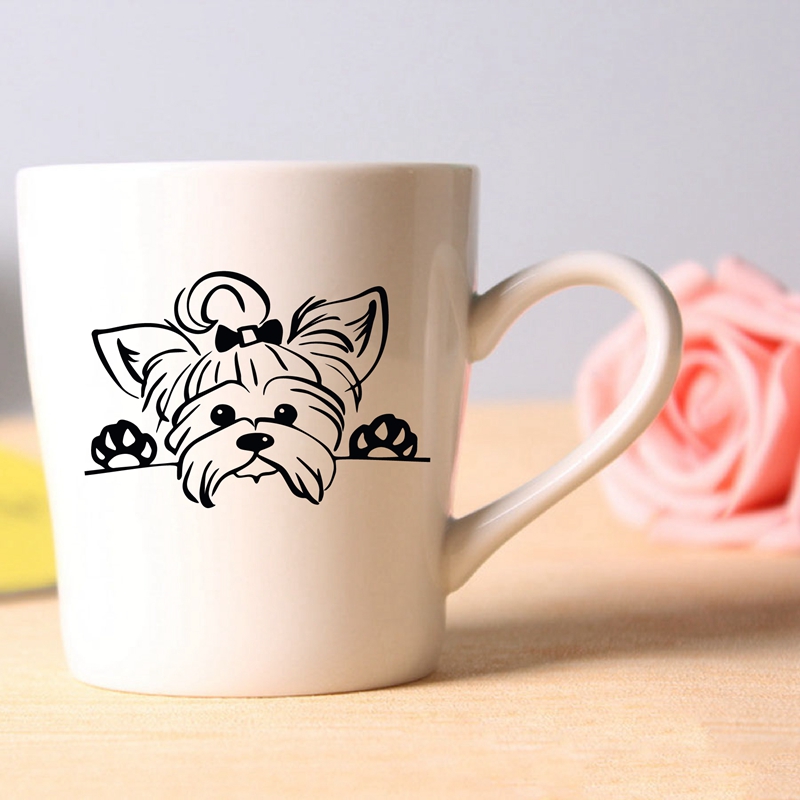 Yorkshire Terrier Vinyl Sticke - Interior Design Magazine 评论和价格