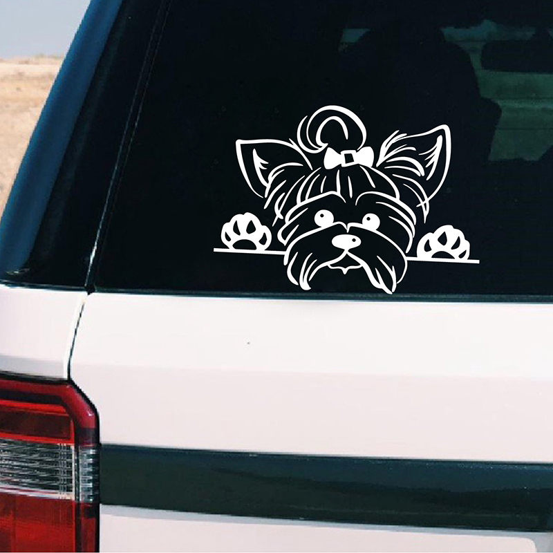 Yorkshire Terrier Vinyl Sticke - Interior Design Magazine 评论和价格
