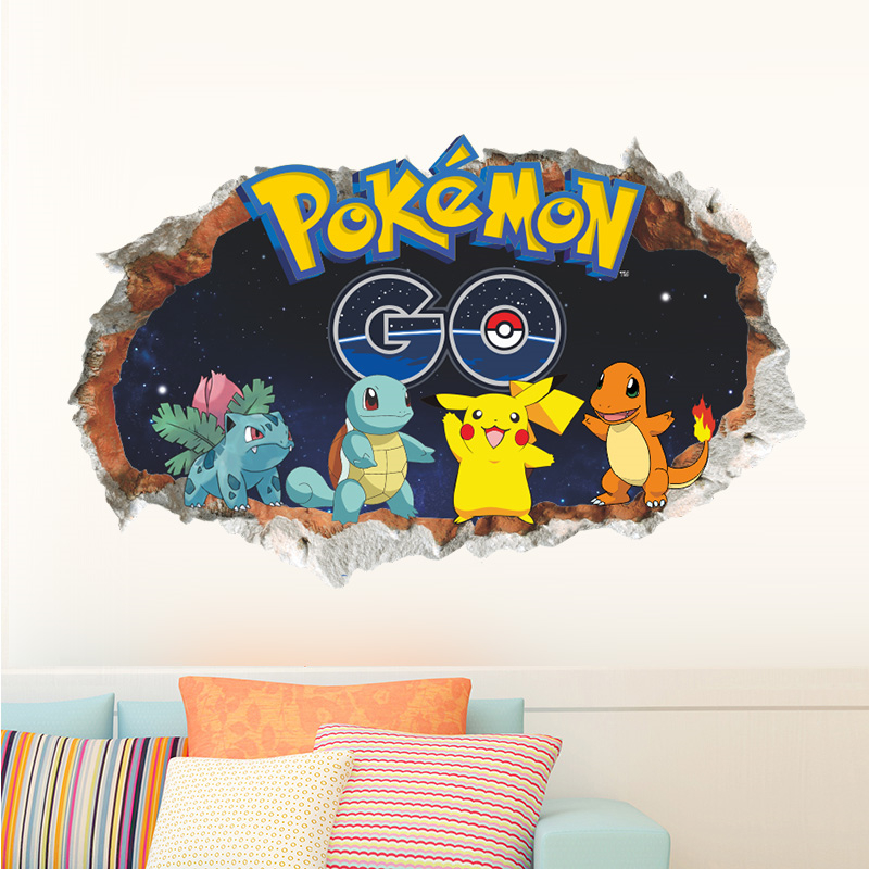 Cartoon Pokémon Pikachu Wall S - Interior Design Magazine 评论和价格