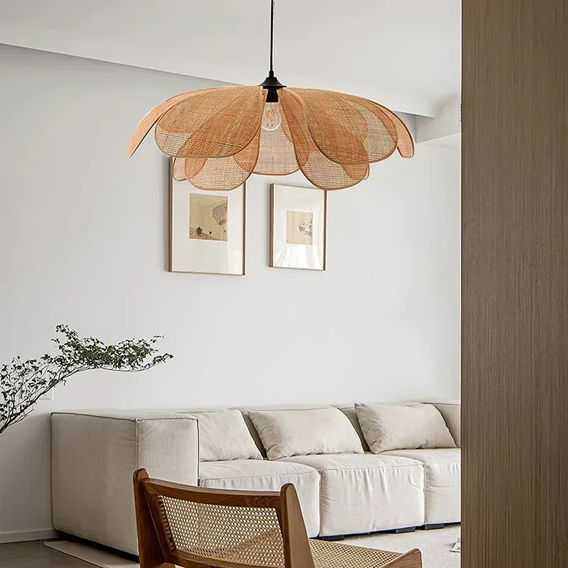 Japanese Rattan Flower Petal P - Interior Design Zen Style 评论和价格