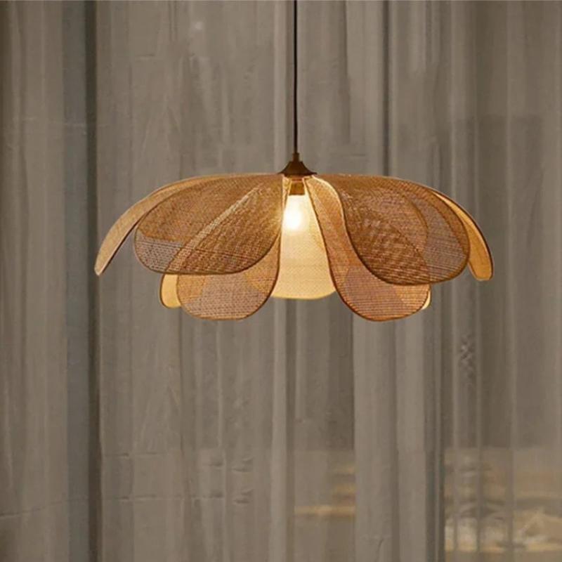 Japanese Rattan Flower Petal P - Interior Design Zen Style 评论和价格