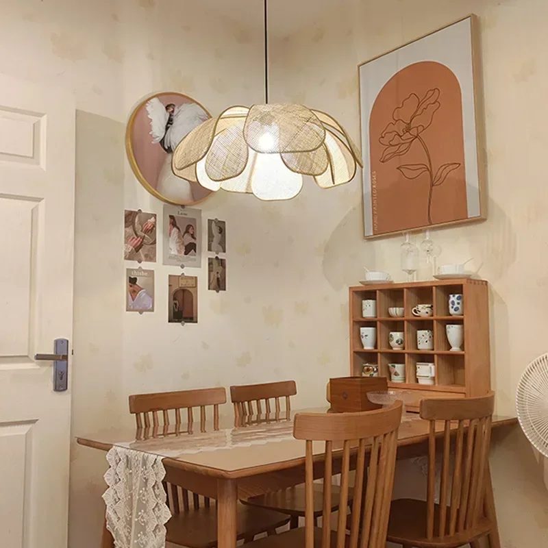 Japanese Rattan Flower Petal P - Interior Design Zen Style 评论和价格