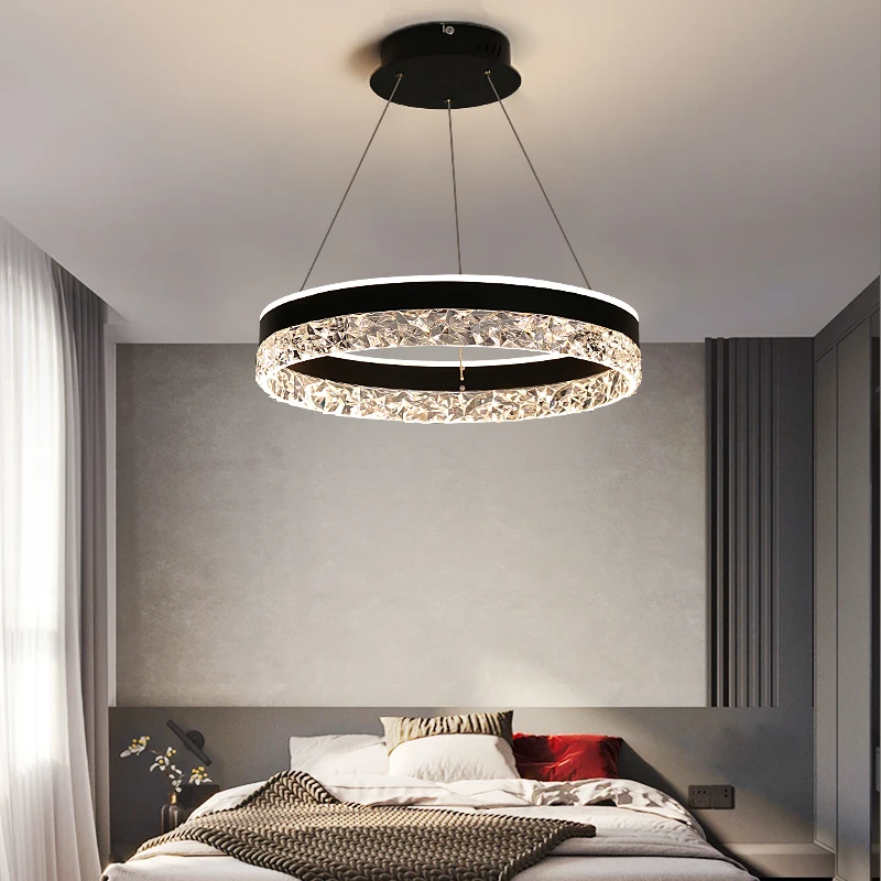 Modern Luxury Crystal LED Pend - Interior Design Kitchen And Living Room 评论和价格