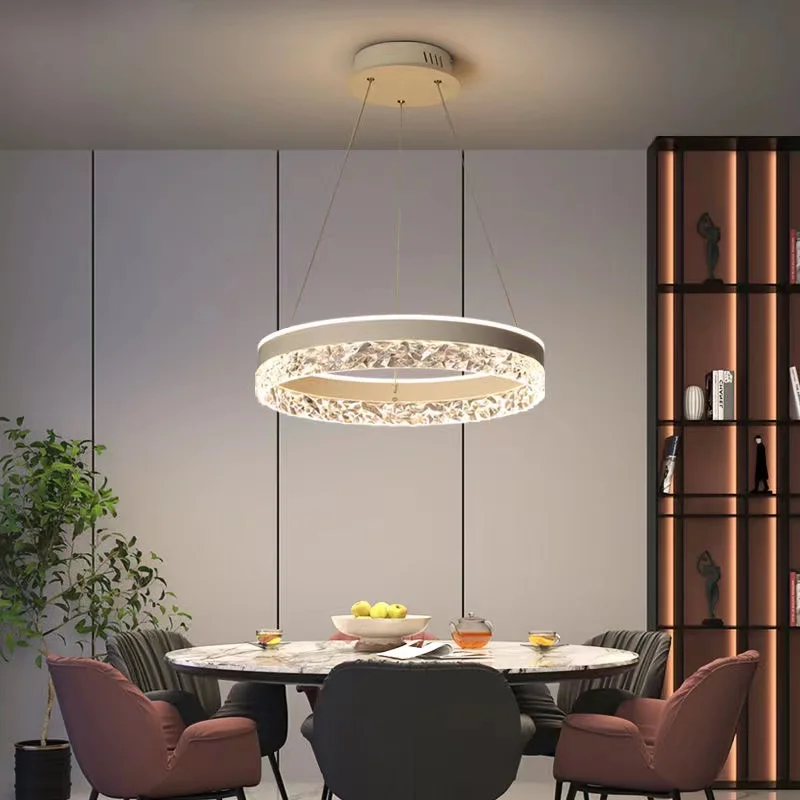 Modern Luxury Crystal LED Pend - Interior Design Kitchen And Living Room 评论和价格