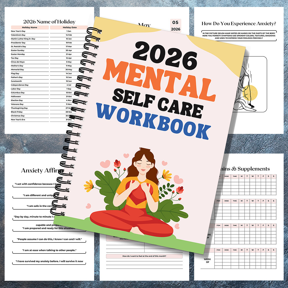 1PC 2026 Mindful Mental Self-C - Interior Design Journal 评论和价格