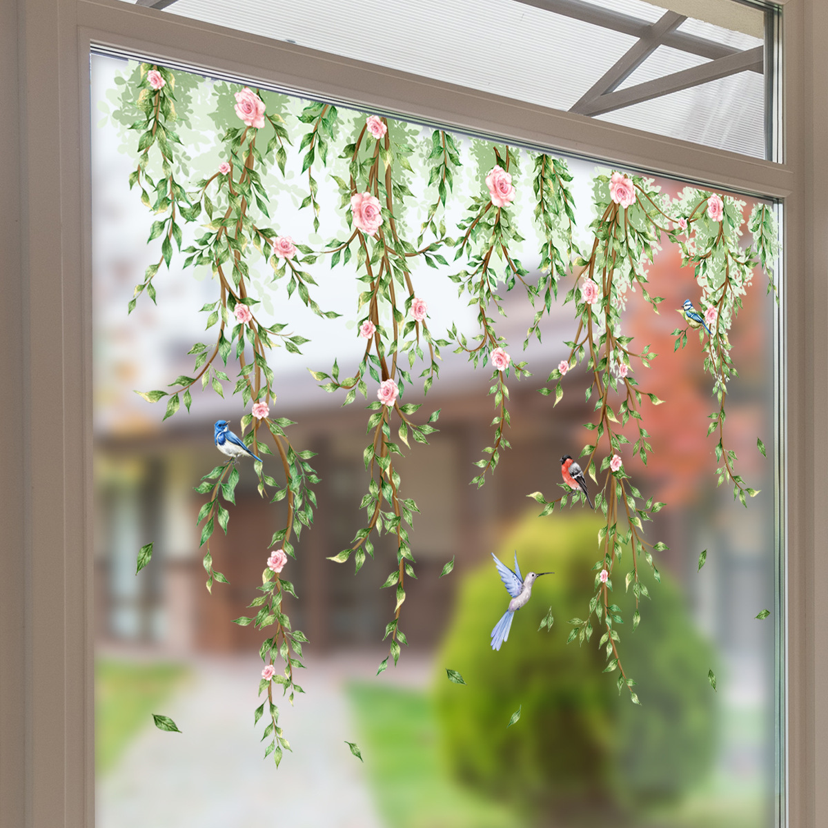 Branches Flowers Birds Glass S - Interior Design Magazine 评论和价格