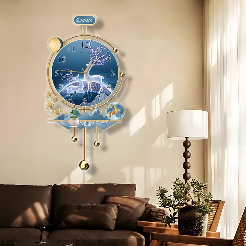 Sweep Movement Zen Wall Clock  - Interior Design Quiet Luxury 评论和价格