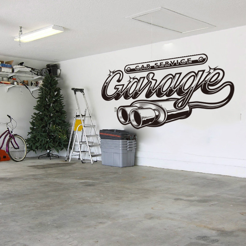 Retro Car Service Garage Wall  - Interior Design Magazine 评论和价格
