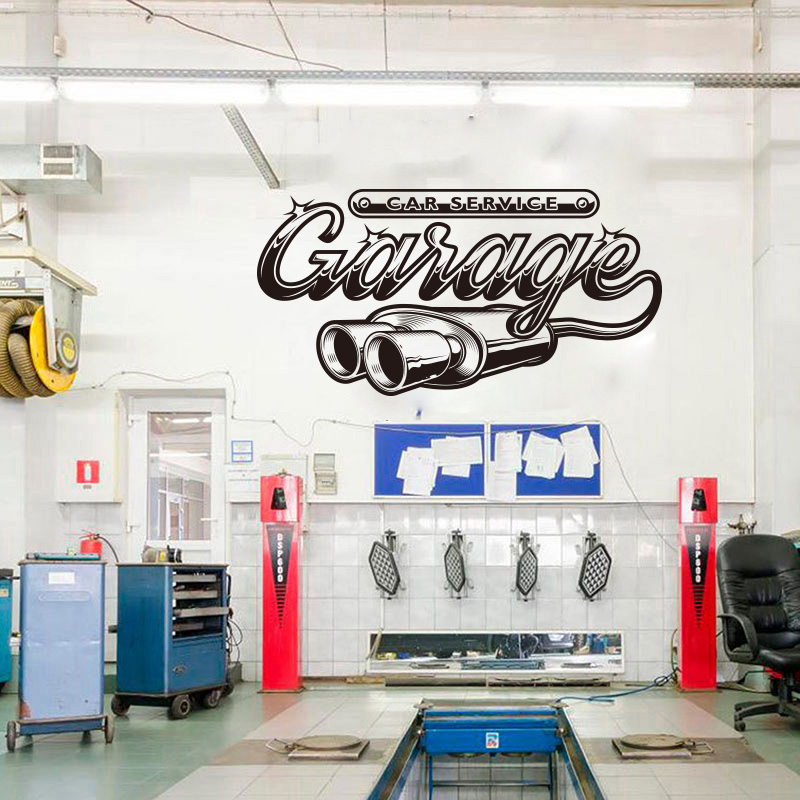 Retro Car Service Garage Wall  - Interior Design Magazine 评论和价格