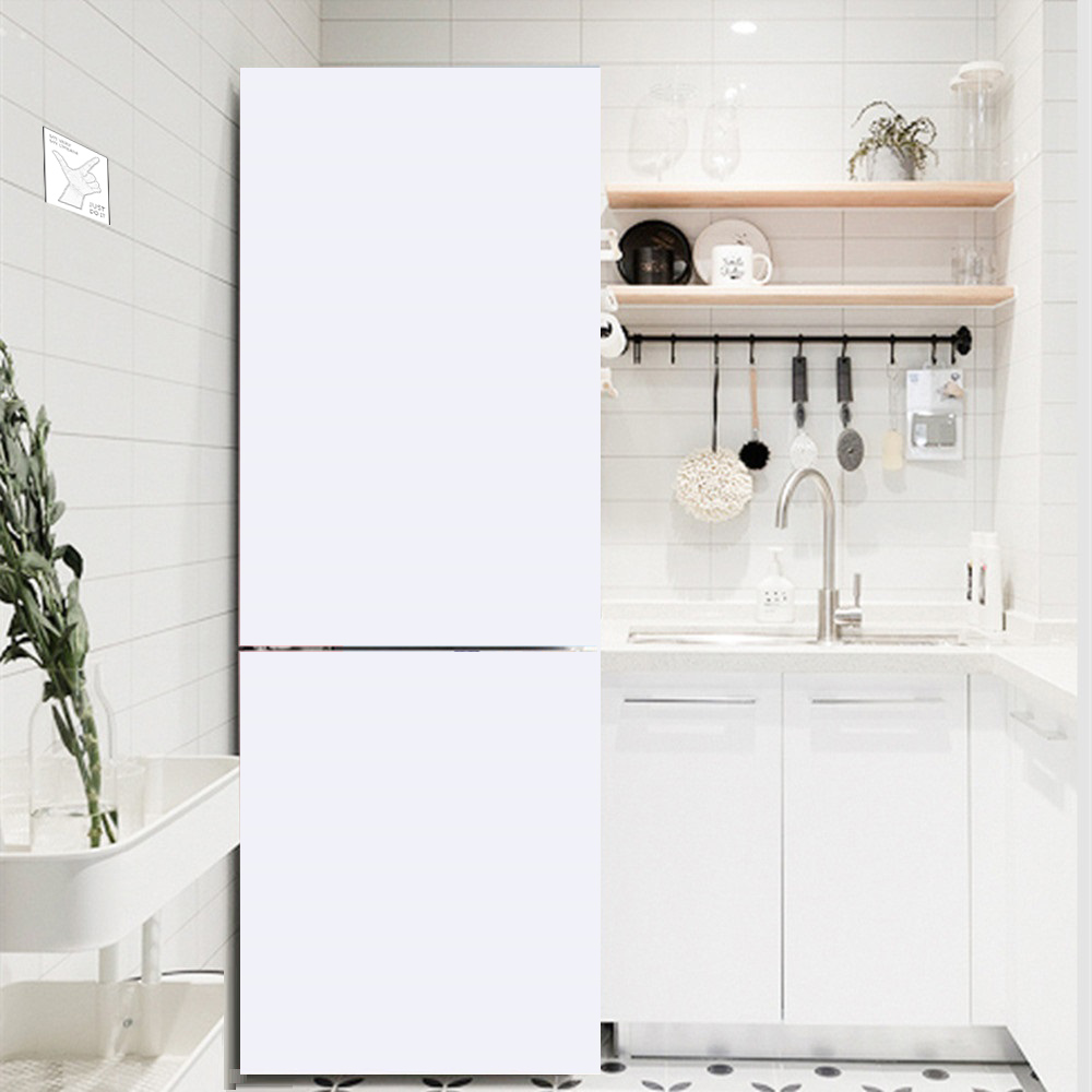 White Flower Refrigerator Deco - Interior Design Kitchen 评论和价格
