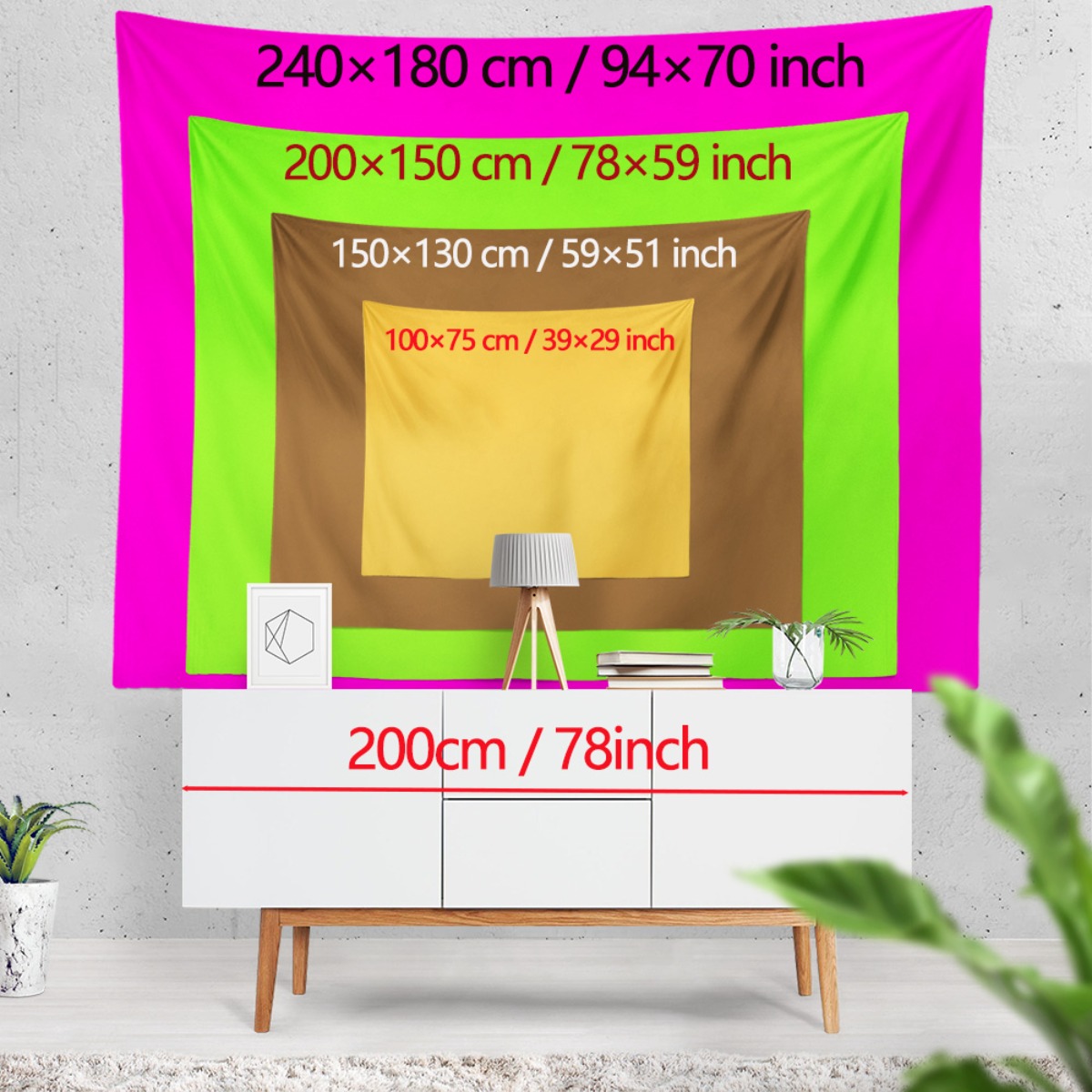 unframed Japanese Wave Sunset  - Interior Design Zen Style 评论和价格